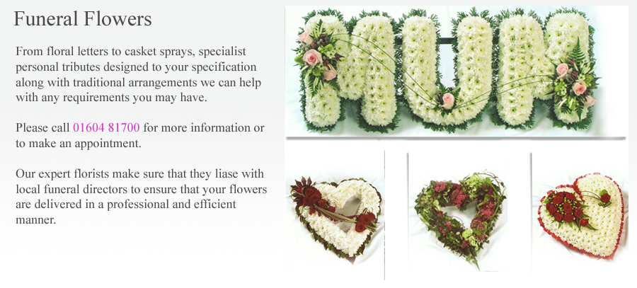 Funeral Flowers Northampton by Miss Lillies Florist